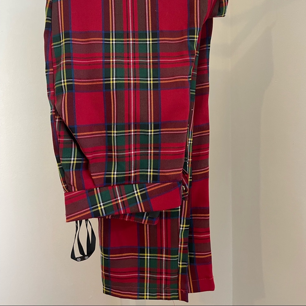 Missguided Plaid Cigarette Trousers Size 6